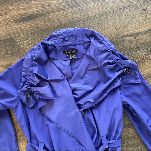 Etcetera Purple Rain Coat - Picture 6 of 6